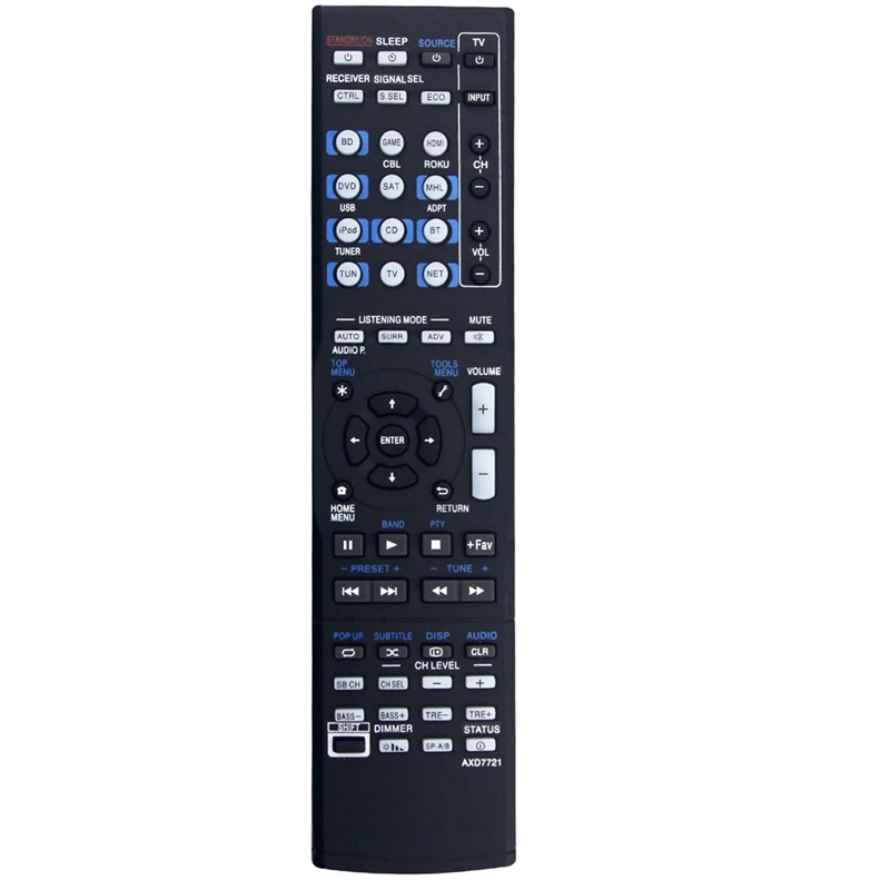 Replace AXD7721 Remote Control For Pioneer AV Receiver VSX-830, VSX-830-K, VSX-1024, VSX-1029, VSX-45, VSX-44, VSX-454, VSX-824