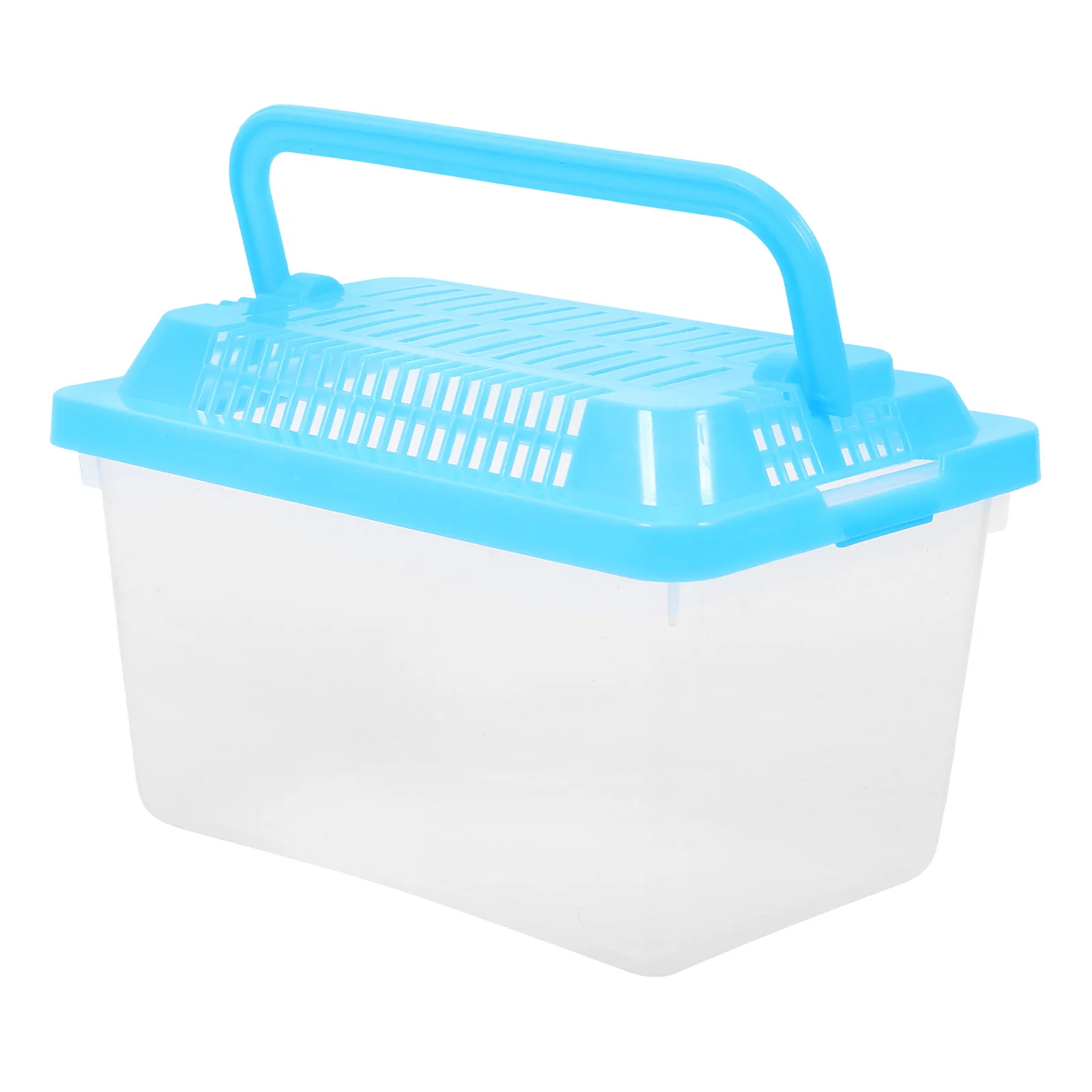 

Handheld Transparent Turtle Tank Portable Fish Aquarium Compact Design Easy Clean Reptile Home Goldfish Living Box