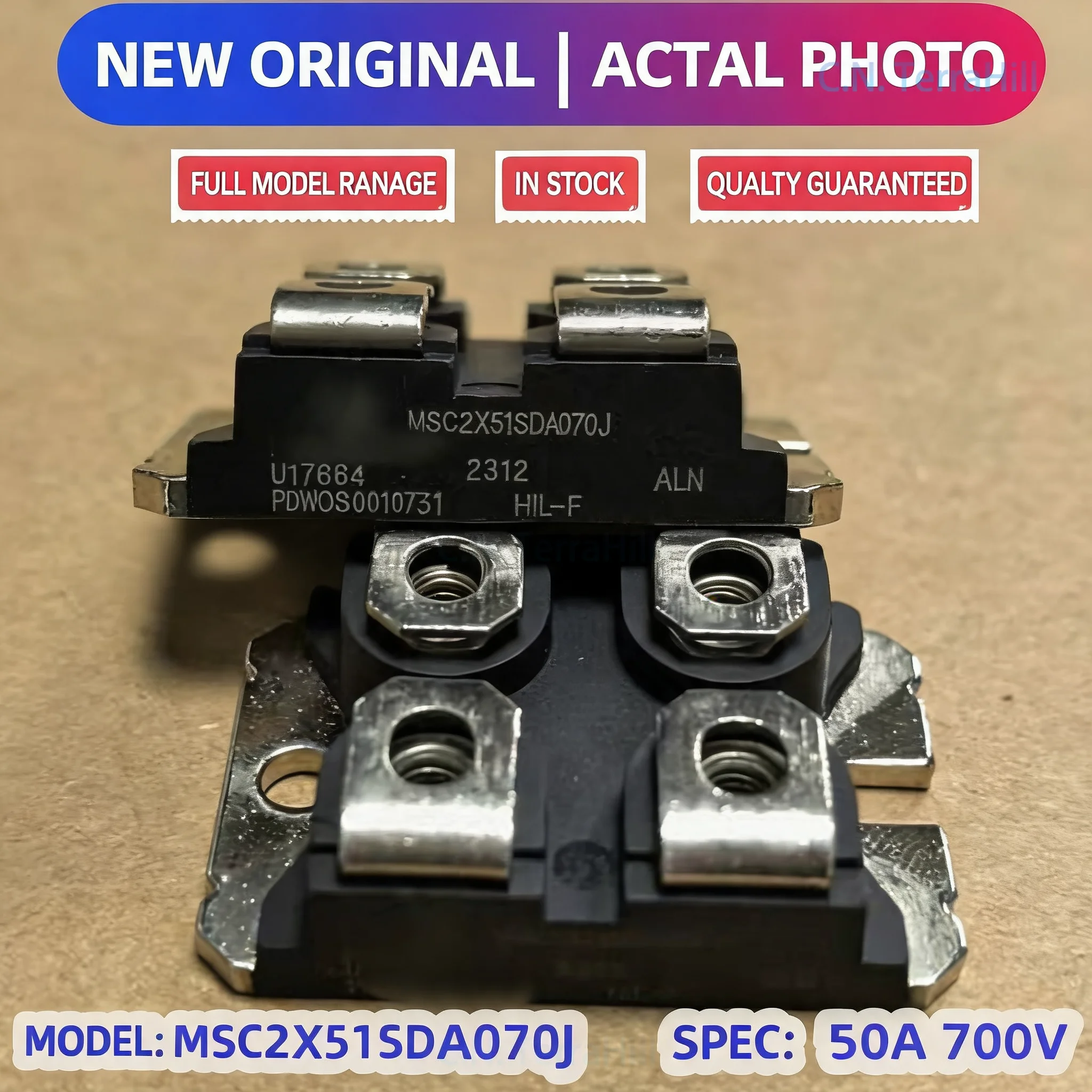 Silicon Carbide Diode Module MSC2X51SDA070J MOSFET Field Effect Transistor for Power Conversion