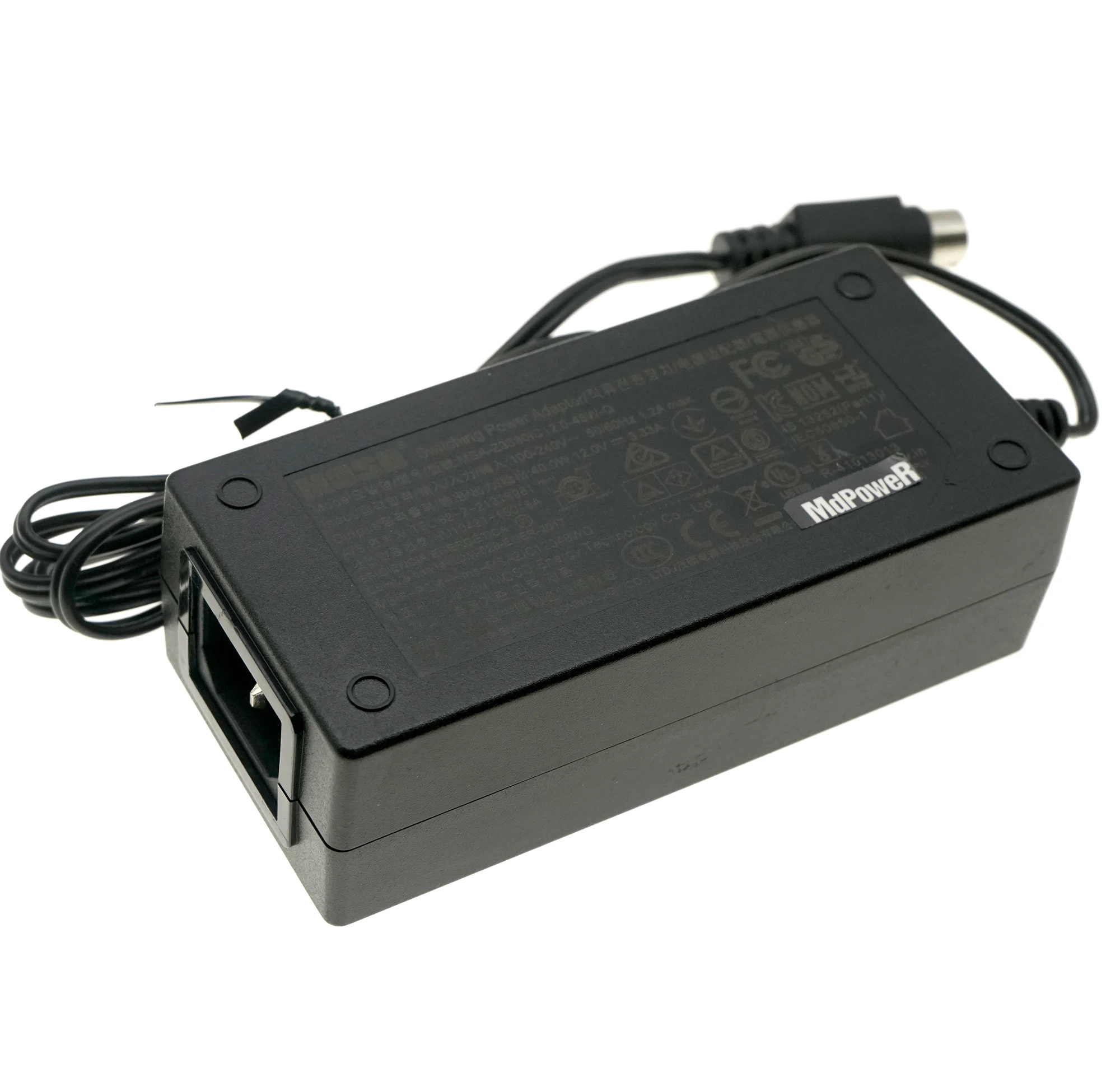 الأصلي 40 واط MOSO 12 فولت 3.33A 4pin MSA-Z3330IC12.0-48W-Q محول التيار المتردد شاحن ل Hikvision القرص الصلب مسجل فيديو إمدادات الطاقة #3