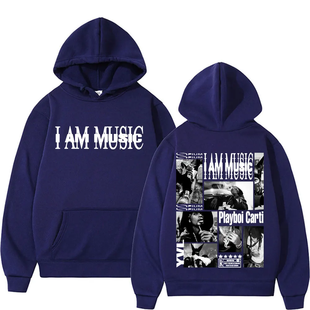 Rapper Playboi Carti I AM MUSIC Album Logo Hooded Men Fashion