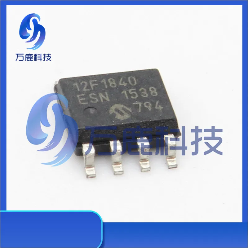 Pic12F1840-E/Sn 8 Pin 7 Kb Flash, 256 Bytes Ram, 32 Mhz Int Osc 6 I/0, Enh Mid Range Core Soic-8