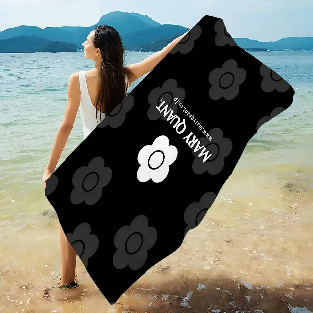 Fashion Logo Q-Quant M-Mary Beach Towel Colorful Bath Towels for Girl Microfiber Quick Dry Custom Sand Free Beach Yoga Spa Gym