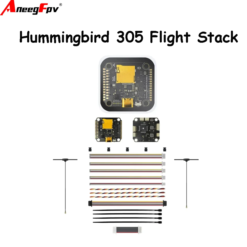 Nuevo Stack de Vuelo Newbeedrone Hummingbird 305 con 305 F722 FC Integrado ELRS 2.4GHz y ESC 4 en 1 de 80A para Drones FPV de 5'', 7'' y 10''