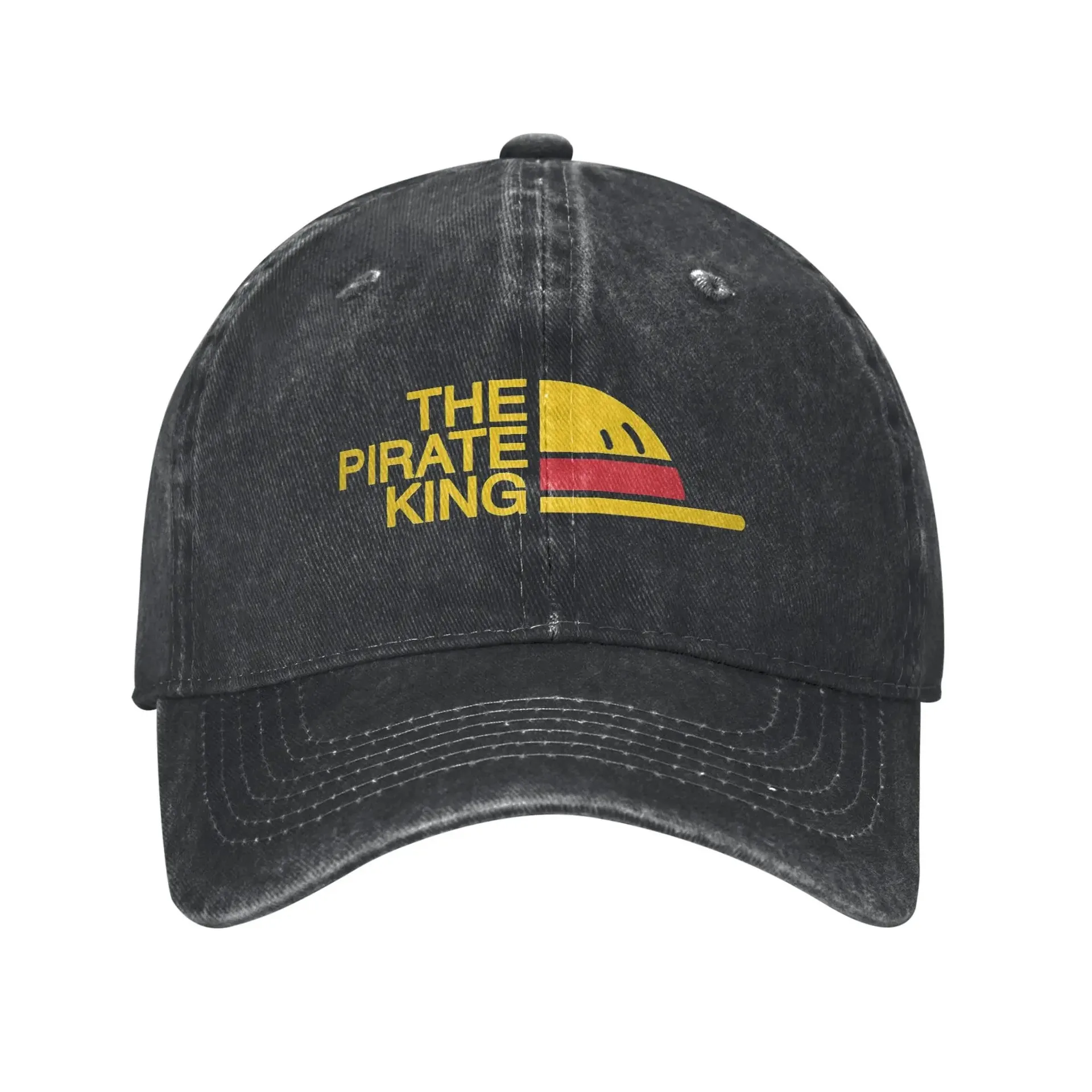 The pirate King letter embroidery vintage distressed baseball caps women men Fashion outdoor casual duck hats