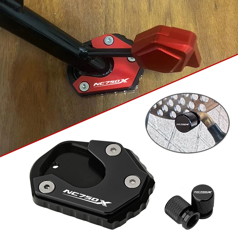 For Honda NC750X NC 750X NC750 X 2014-2023 2024 2025 Motorcycle Side Stand Foot Kickstand Enlarge Extension Support Plate Pad