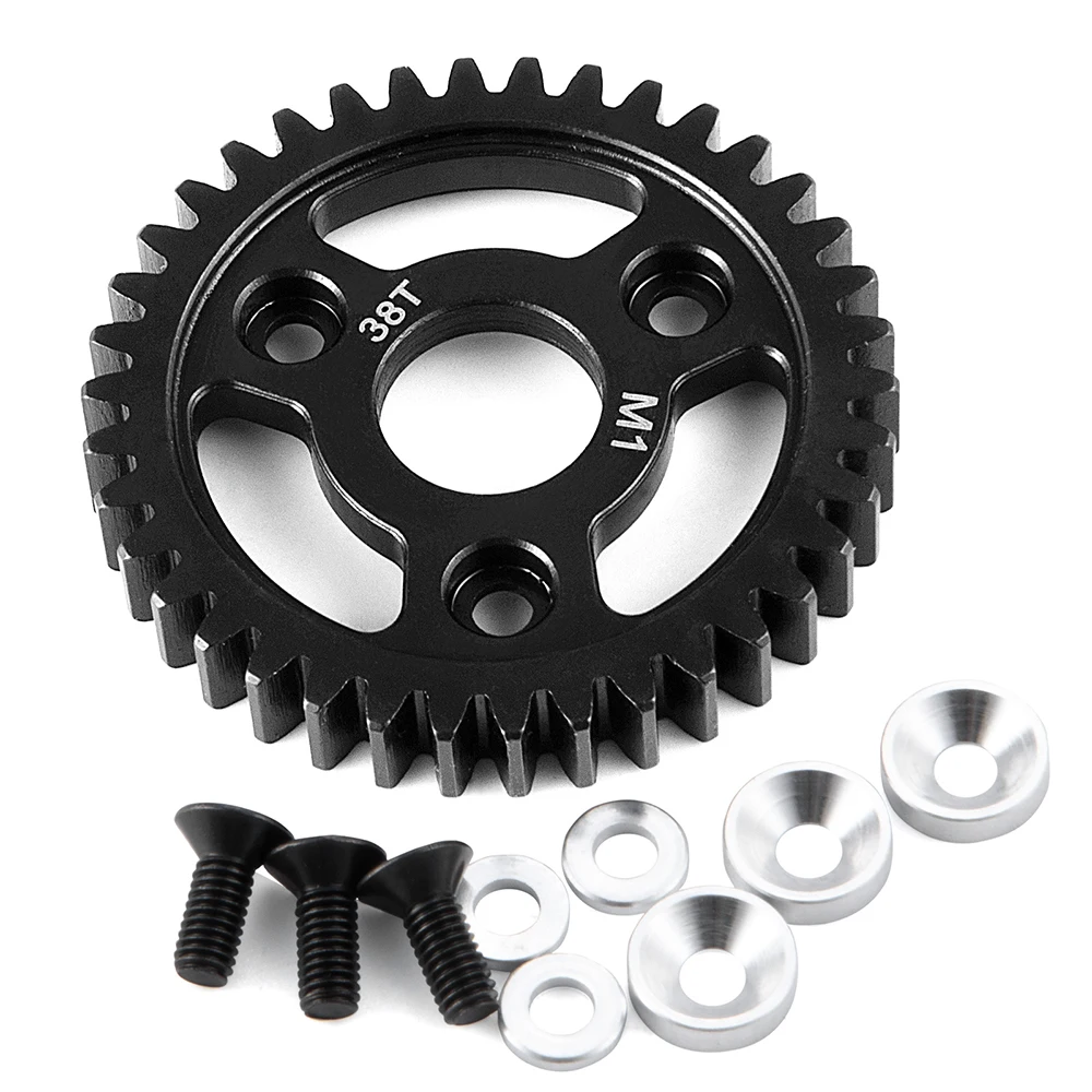 YEAHRUN Steel 36T/38T/40T M1 Spur Gear for Revo 2.5/3.3 Slayer Pro 1/8 RC Car Monster Truck Model Upgrade Parts