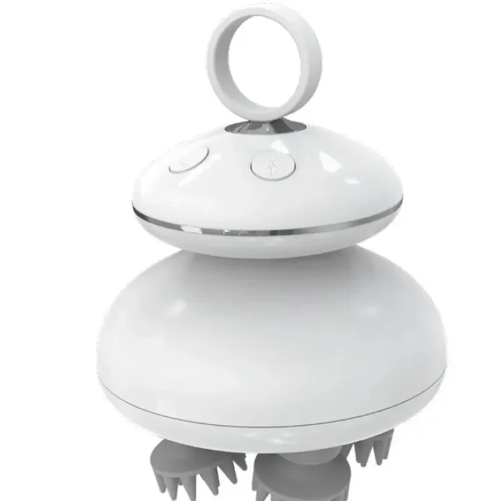 EMS Head Massager Vibration Front and Back Kneading Relaxing Scalp IPX7 Waterproof Head Massager