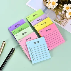 50 Sheets/Book Check List Sticky Notes Daily Weekly Month Planner To Do List Memo Pads Self-adhesive Message Notes Notepads