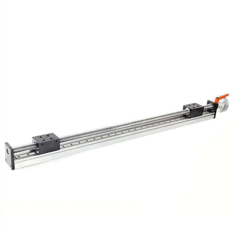 Forward and reverse threaded straight single-line guide rail module  bidirectional forward and reverse split slide.