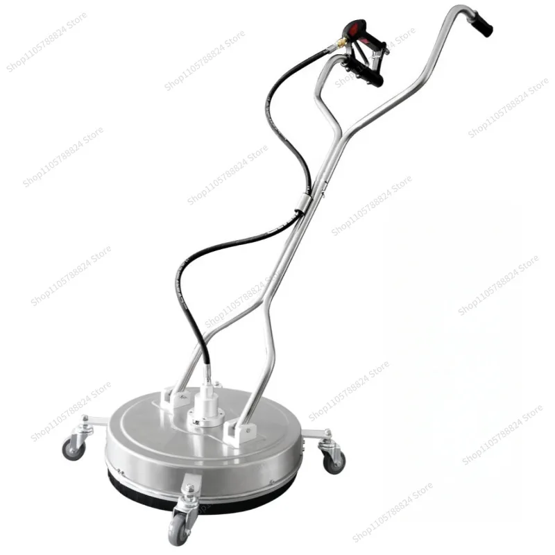 For High Pressure Stainless Steel Washing Site 4 Wheel Mobile 1/4 Quick Plug Floor Washer with Handrail Washing Machine