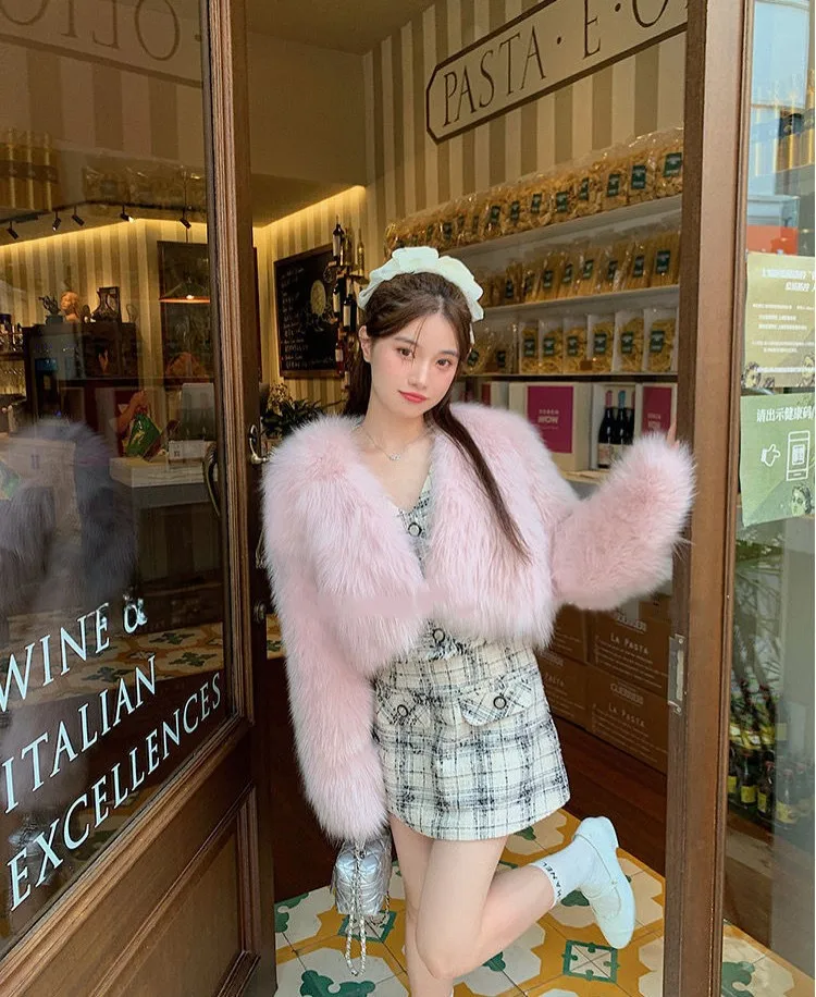 Kunstpelzmantel, lange Damenmäntel, tailliert, für Damen, Weihnachten, weiblich, Goth, modisch, O-Ausschnitt, zarte warme Jacke, leichte Eleganz