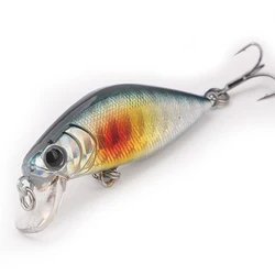 Mini Sinking Minnow Wobbler Fishing Lure 53mm 4.2g trota plastica artificiale Hard Bait occhi 3D Crankbait Bass Fishing Tackle