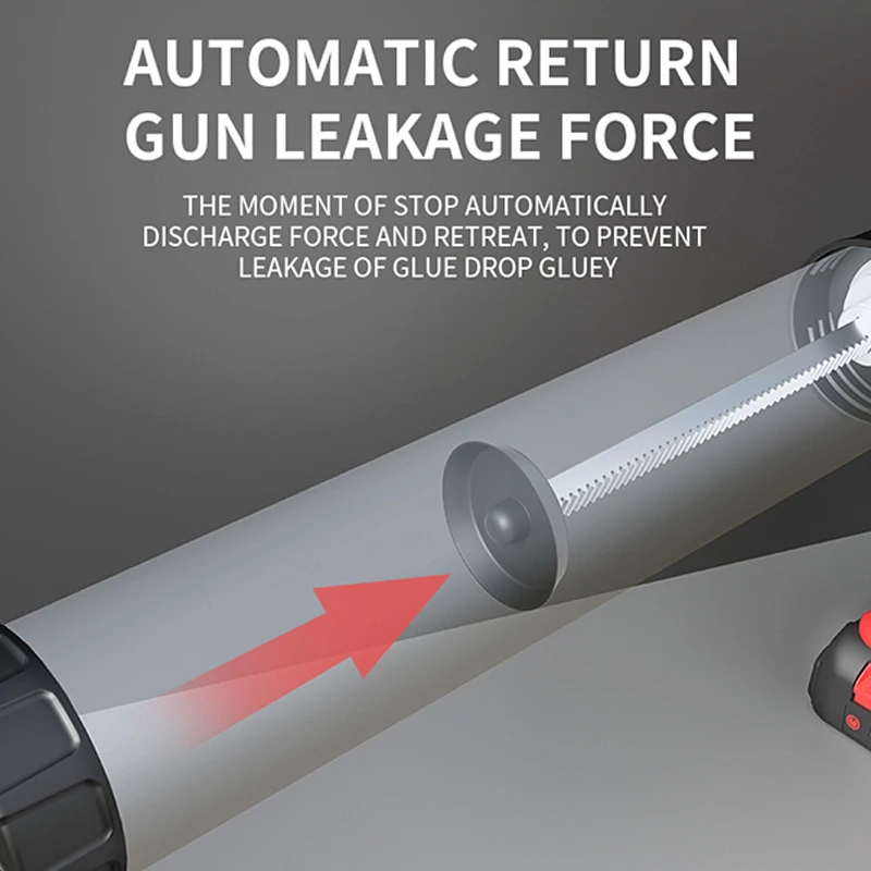 P4706A 400-600ml Cartridge Tube Sausage Electric Manual Auto Caulking Gun for Pu Silicone Sealant