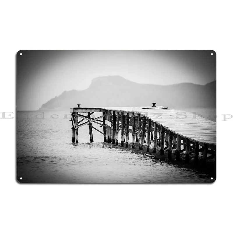 Pier 1 Bw Mallorca Majorca Metal Sign Cinema Pub Create Wall Plaque Party Tin Sign Poster