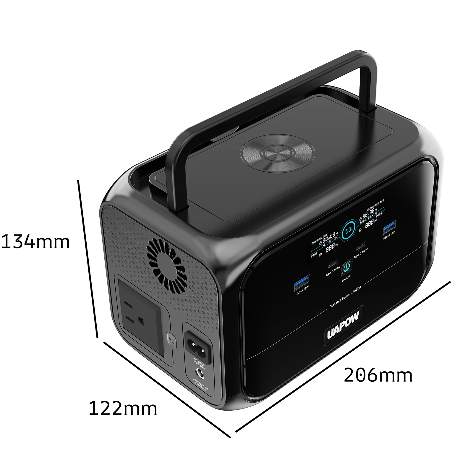 288Wh Solar Generator Portable - огляд і ціна Outdoor Usb Power Outlet
