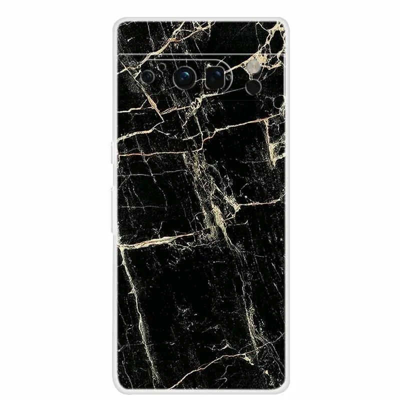 For Google Pixel 8 Pro Case Marble TPU Silicone Soft Cover Phone Cases for Google Pixel 8 5G Pixel8 Pro Transparent Clear Fundas