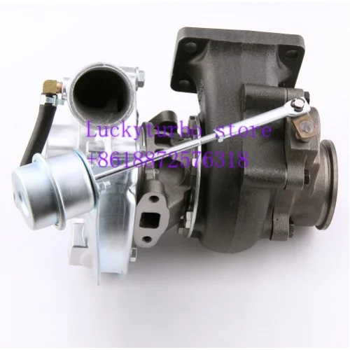 Xinyuchen Universal Turbo Turbocharger 0.63A/R V Band Flange Oil Cold 420HP 2.0-3.5L for VW 1.8T T3 T4 .63 AR 360 Degree Gasket