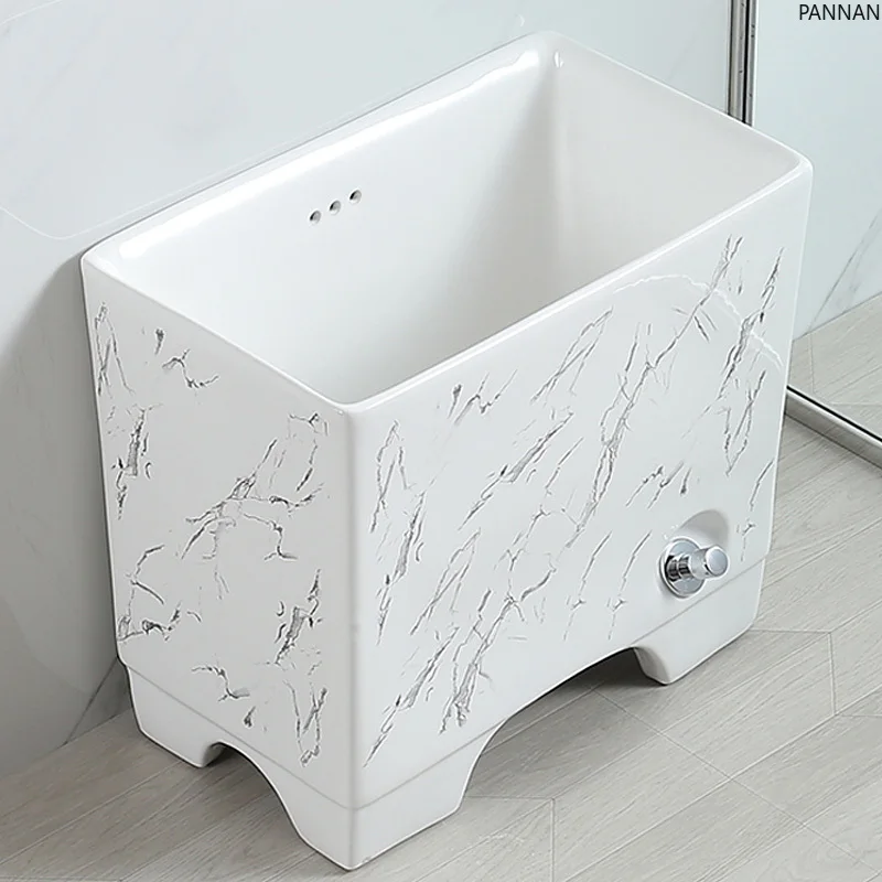 Color high foot wash mop pool ceramic balcony bathroom outdoor courtyard sink