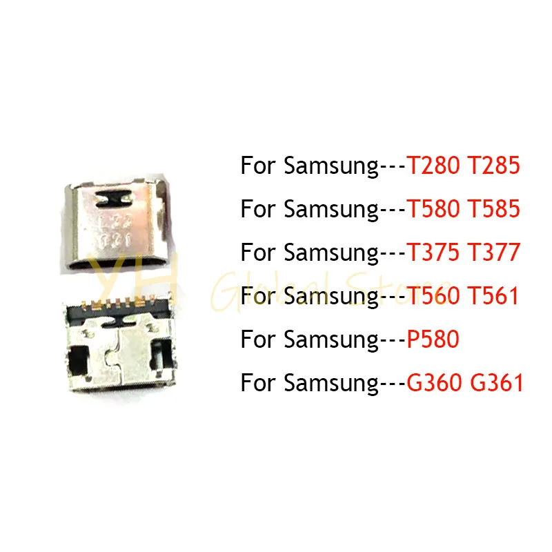 20PCS For Samsung Galaxy Tab E T560 T561 Tab A T280 T285 T580 T585 T375 G360 G361F USB Charging Port Dock Connector Socket