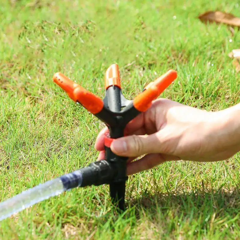 Garden Rotary Water Sprinkler Agriculture Watering 360 Degrees Automatic Sprinkler Irrigation Lawn Sprinkler