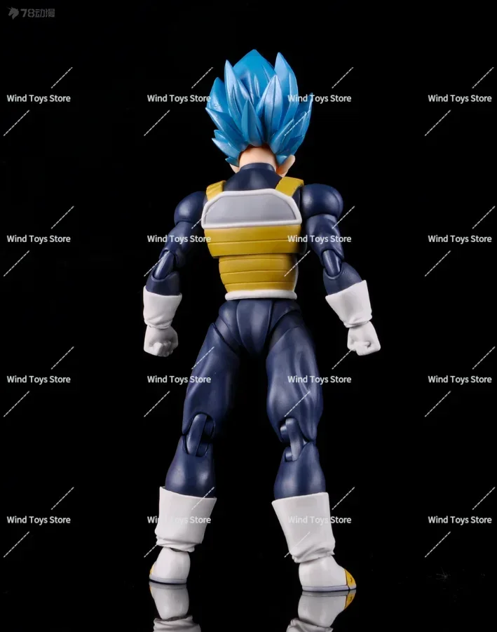 재고 있음 오리지널 SH Figuarts SHF God Vegeta Beget Figura Pvc 액션 피겨 모델 애니메이션 장난감 1/12 선물 파란 머리 빨간색