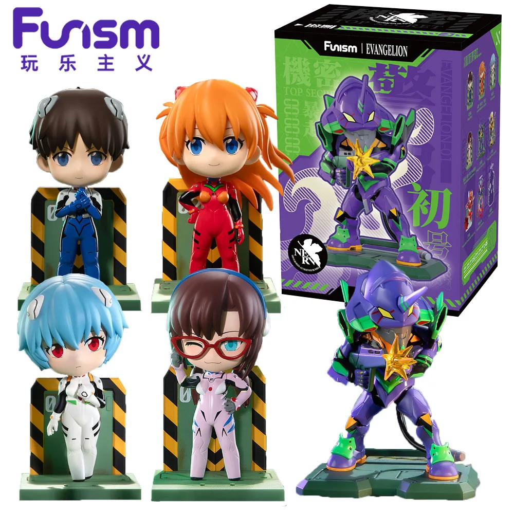 

Original Funism NEON GENESIS EVANGELION Blind Box EVA Anime Figurine Decor Collectible Trendy Toys Birthday Gifts for Boys Girls