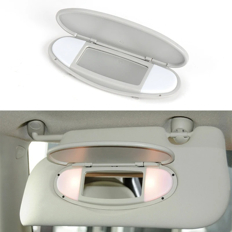 

for BMW Mini R50 R56 R55 R60 Car Sun Visor Shield Shade Makeup Mirror Plastic Cover 2007-2014 Auto Interior Parts 51167361833