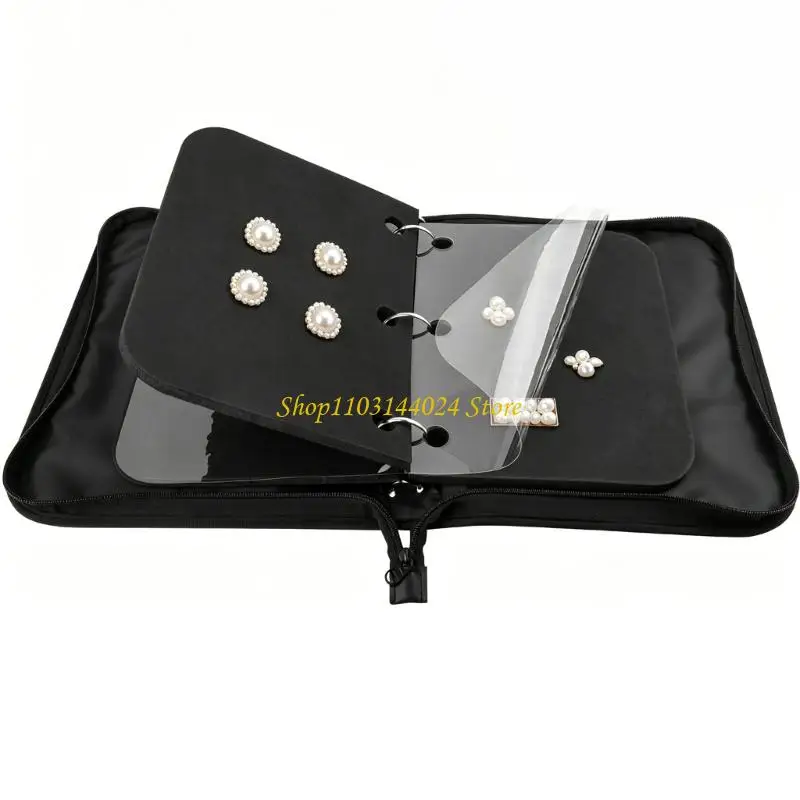 

N5KE Sturdy Nylon And Eva Tpu Badge Display Case With Clear Window For Collectors And Exhibitions
