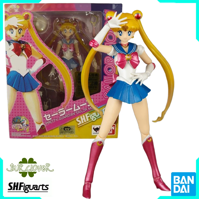 

Bandai натуральная Сейлор Мун S.H.Figuarts Сейлор Мун аниме фигурку игрушки для мальчиков и девочек детский рождественский подарок