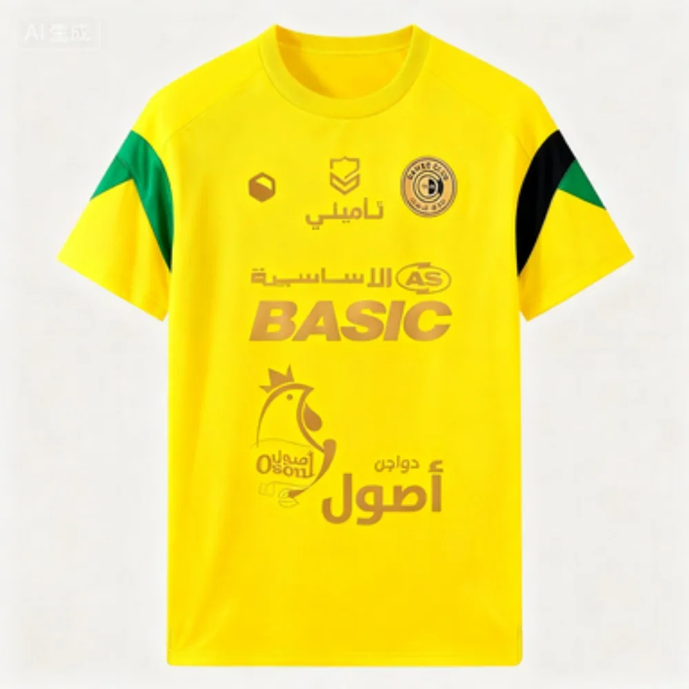 صيف جديد وصول نمط Damac FC بعيدا جيرسي ، الرجال والنساء الرياضة الراحة تي شيرت ، ممارسة اليومية ثلاثية الأبعاد موضة تي شيرت