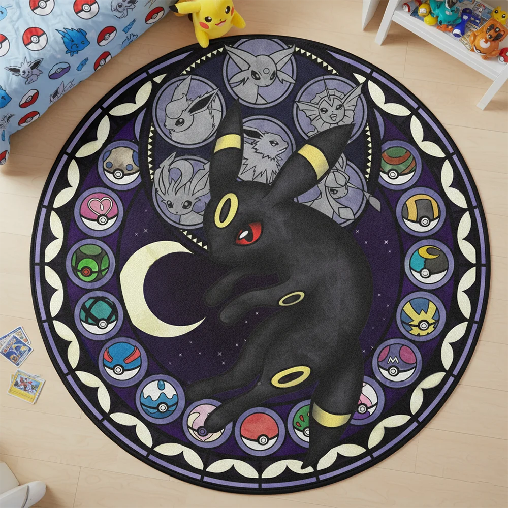 Accessories For Your Gaming Room - Pokemon Style Anime Carpet Umbreon Floor