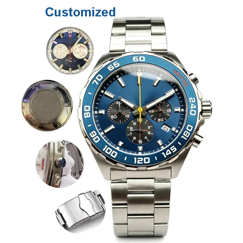 88A Store 43mm Men Luxury Watch In 904L Steel Quartz Movement Customized Watches