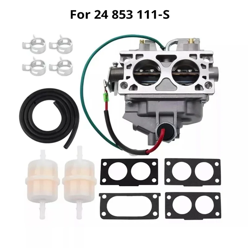 مجموعات Carb المكربن الجديدة لـ Kohler CV750 استبدال 24 853 111-S KH-24-853-111-S-X67A #4