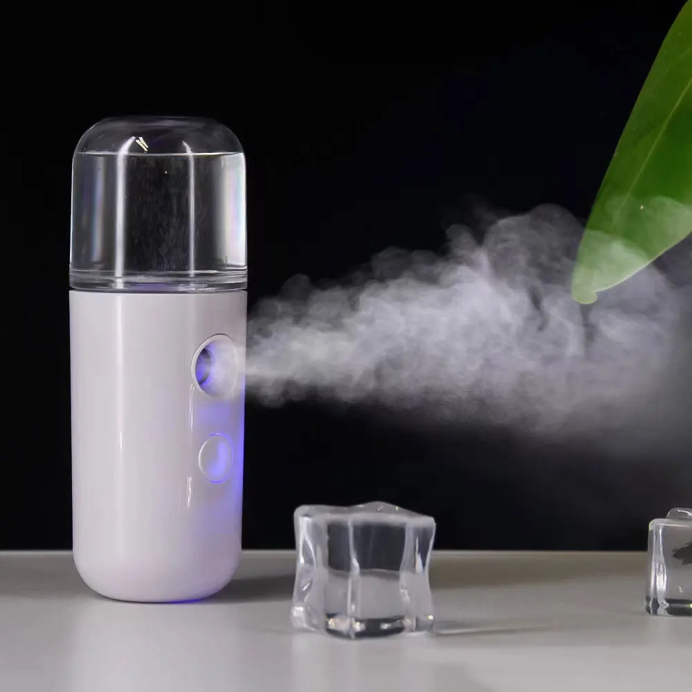 1Pc Mini Nano Mist Spuit Koeler Facial Steamer Luchtbevochtiger USB Oplaadbare Gezicht Hydraterende Vernevelaar Schoonheid Huidverzorging Gereedschap