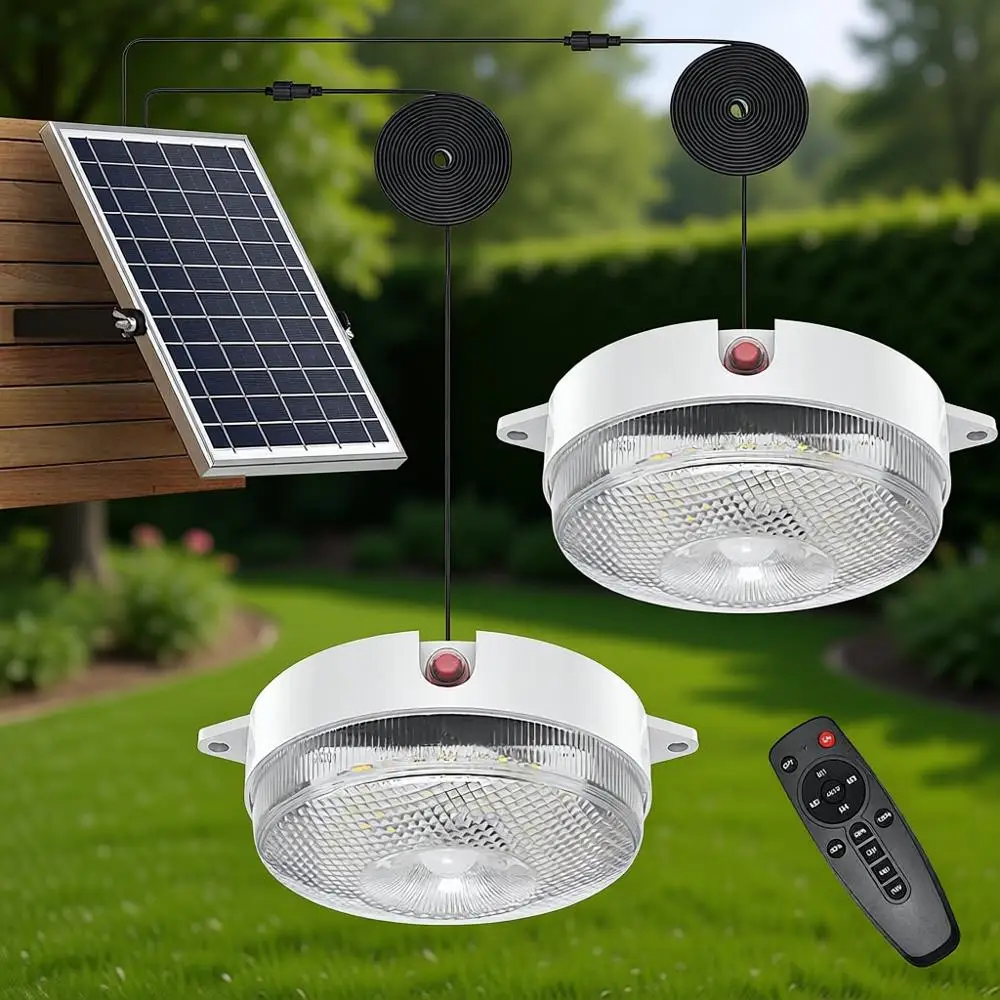 

Потолочные светильники с датчиком движения, 2 шт., 5 ламп, 3200K/4000K/6000K, диммируемые, для дневного освещения, с выключателем и пультом ДУ, для улицы/дома