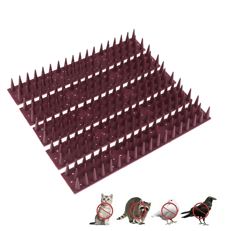 

Bird Dispersal Spikes, 1/5PCS Anti-Pigeon Anti-Bird Plastic Spikes for Pest Control