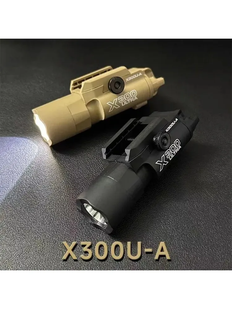 Latarka Taktyczna X300 X300U Nylonowa Latarka LED Stroboskopowa do Pistoletu Pasująca do Szyny 20mm Airsoft Wisząca Latarka Myśliwska — zdjęcie 2