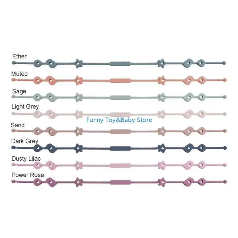 

Toy Bottle Harness Straps Cup Straps Baby Pacifier Teether Straps Toy Safety Straps for High Chair Cribs C90B