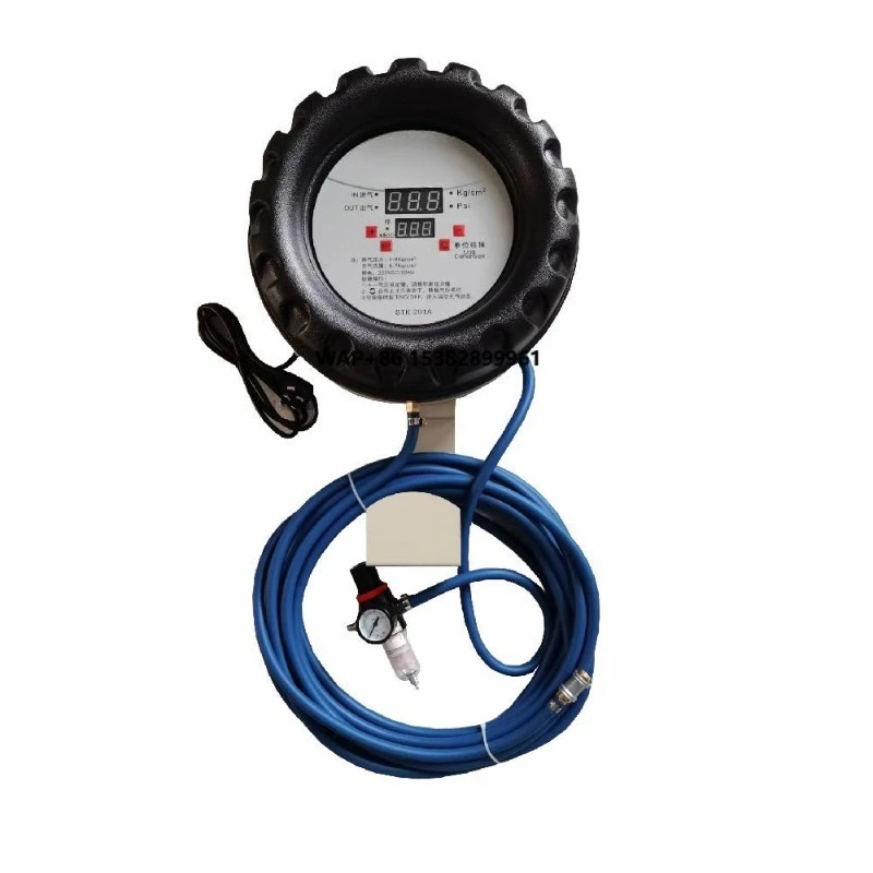 Automatic Metal Tyre Inflator Machine Dual Cylinder 12V Digital Pressure Gauge CE Certified 3-Year Warranty for Compact Cars