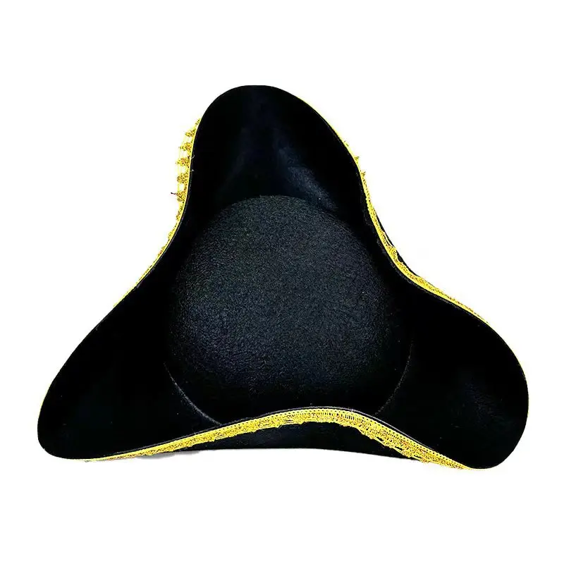 Chapeau de Pirate Cosplay drôle pour hommes, chapeau tricorne Unique pour adultes, chapeaux de capitaine pour jeu de rôle, casquettes de Performance, casquette de déguisement de fête de mascarade