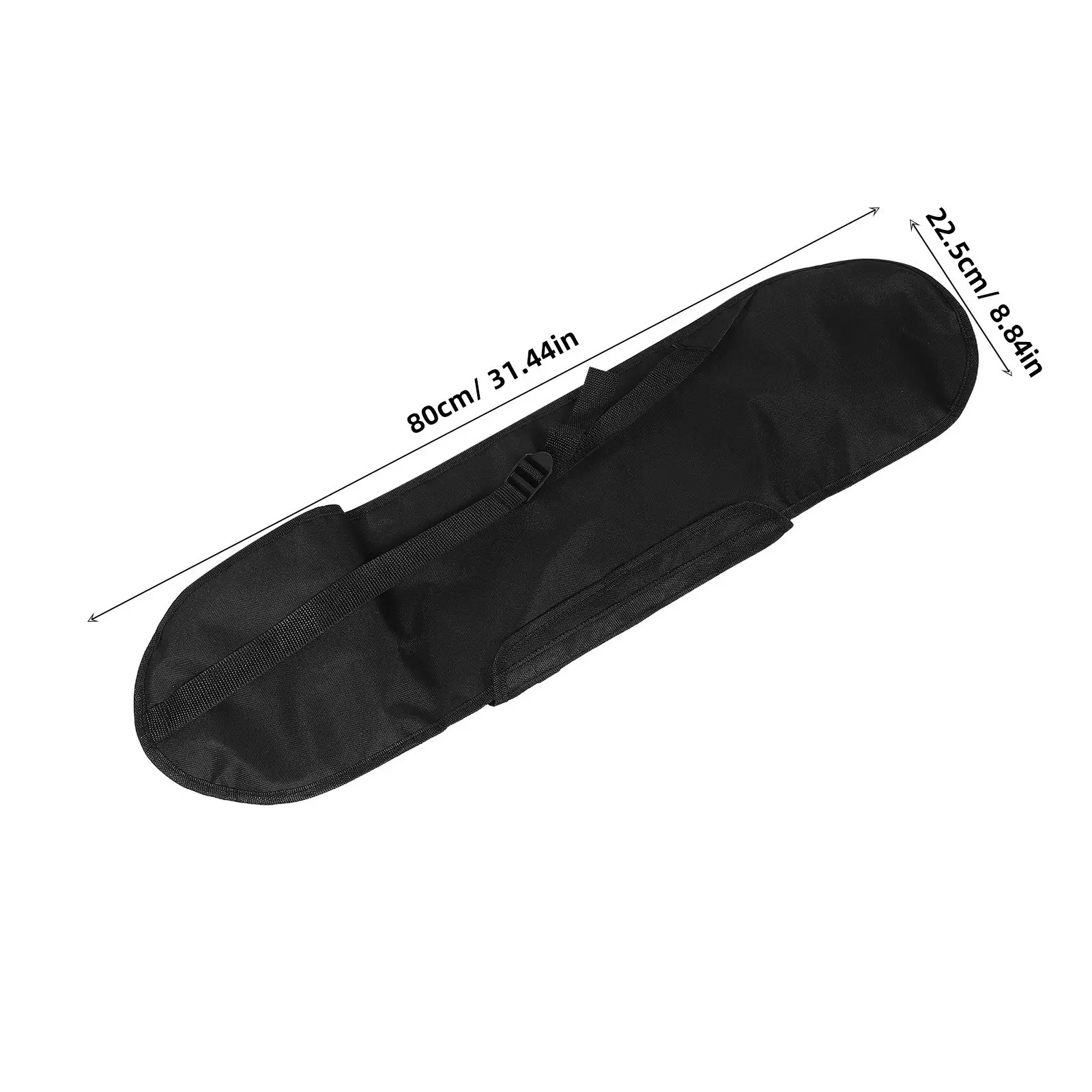 Skateboard Bag Mesh Design Single Shoulder Sling Backpack Outdoor Portable Skateboard Carrying Bag Travel Sports Storage