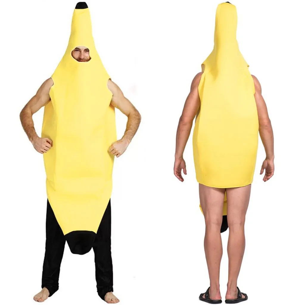 Halloween Costume Funny Party Banana Costume Conjoined To Cosplay Clothing Halloween Decoration Halloween Mask декор для дома