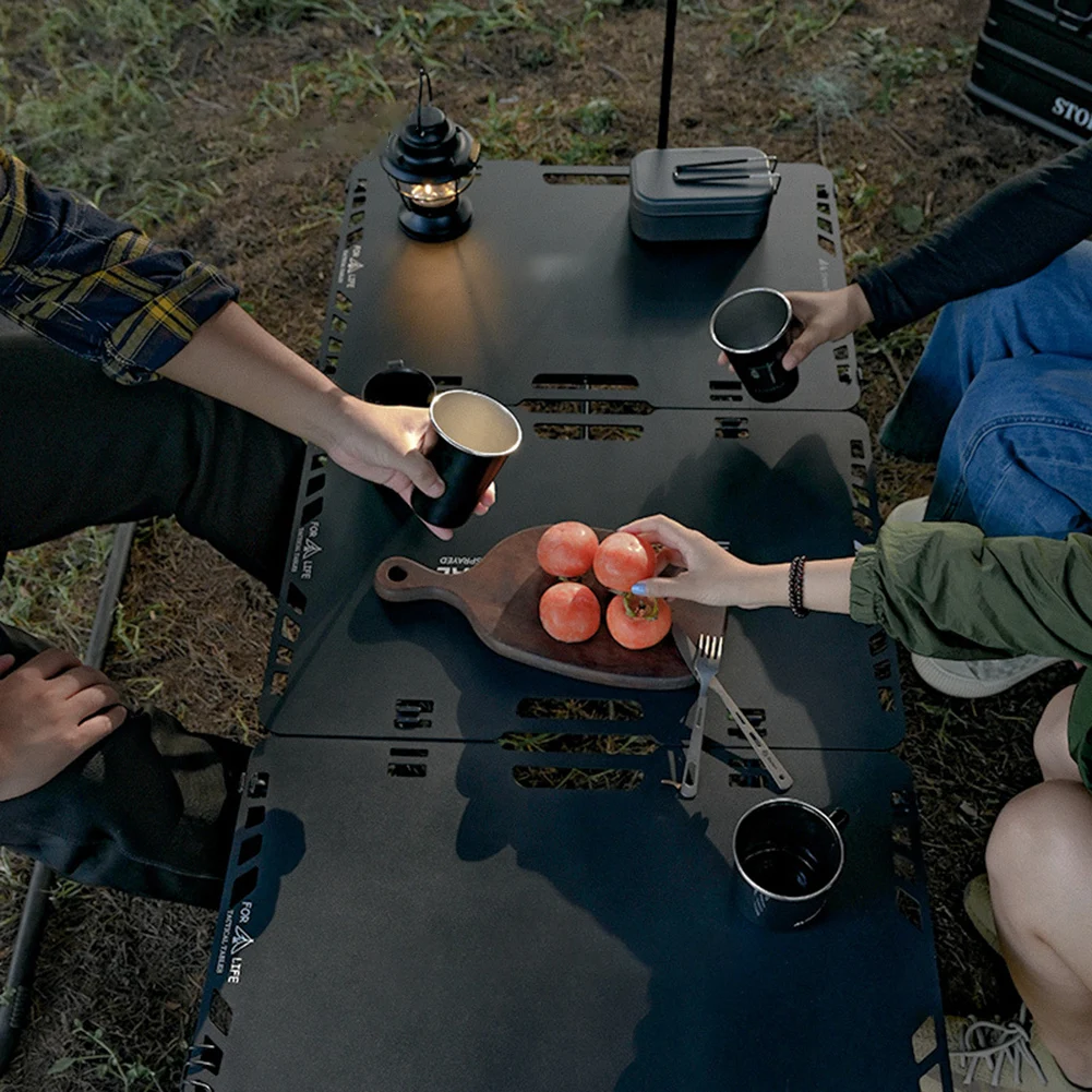 2 قطعة موصل طاولة قابلة للطي خفيفة الوزن قابلة للطي تمديد الطاولة قضيب المحمولة التخييم اكسسوارات لطاولة Helinox التكتيكية