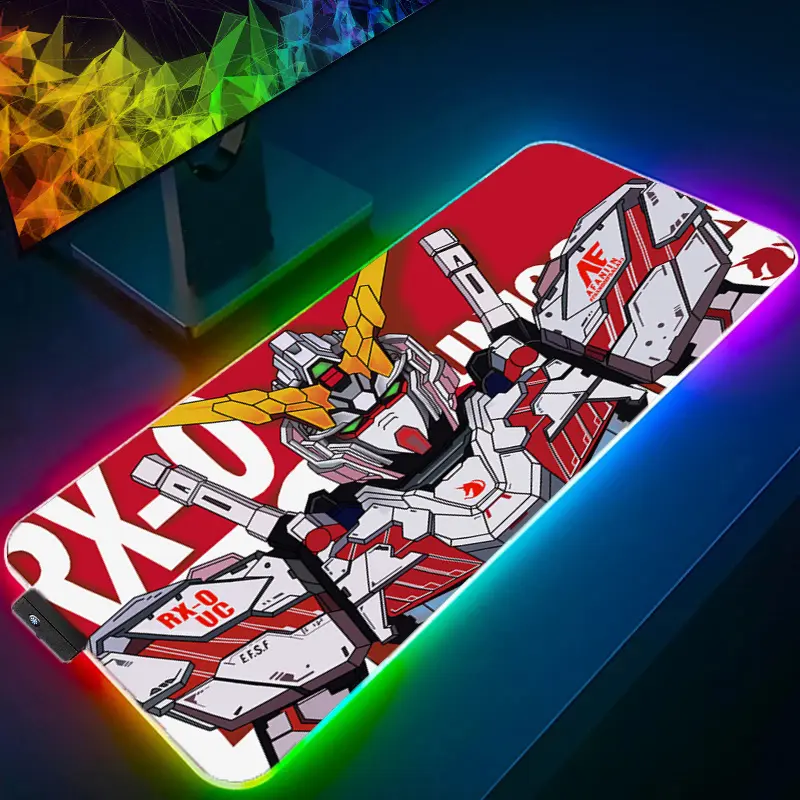 Gundam RGB Mouse Pad Front View