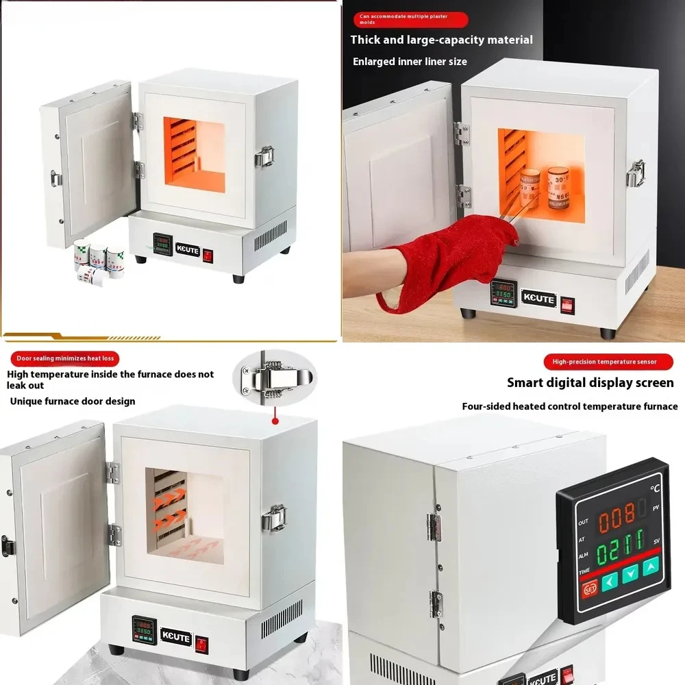 2026 Jewelry Gypsum Mold Casting Furnace for 1150°C Four-Sided Constant Temperature Digital Display Temperature Control Oven