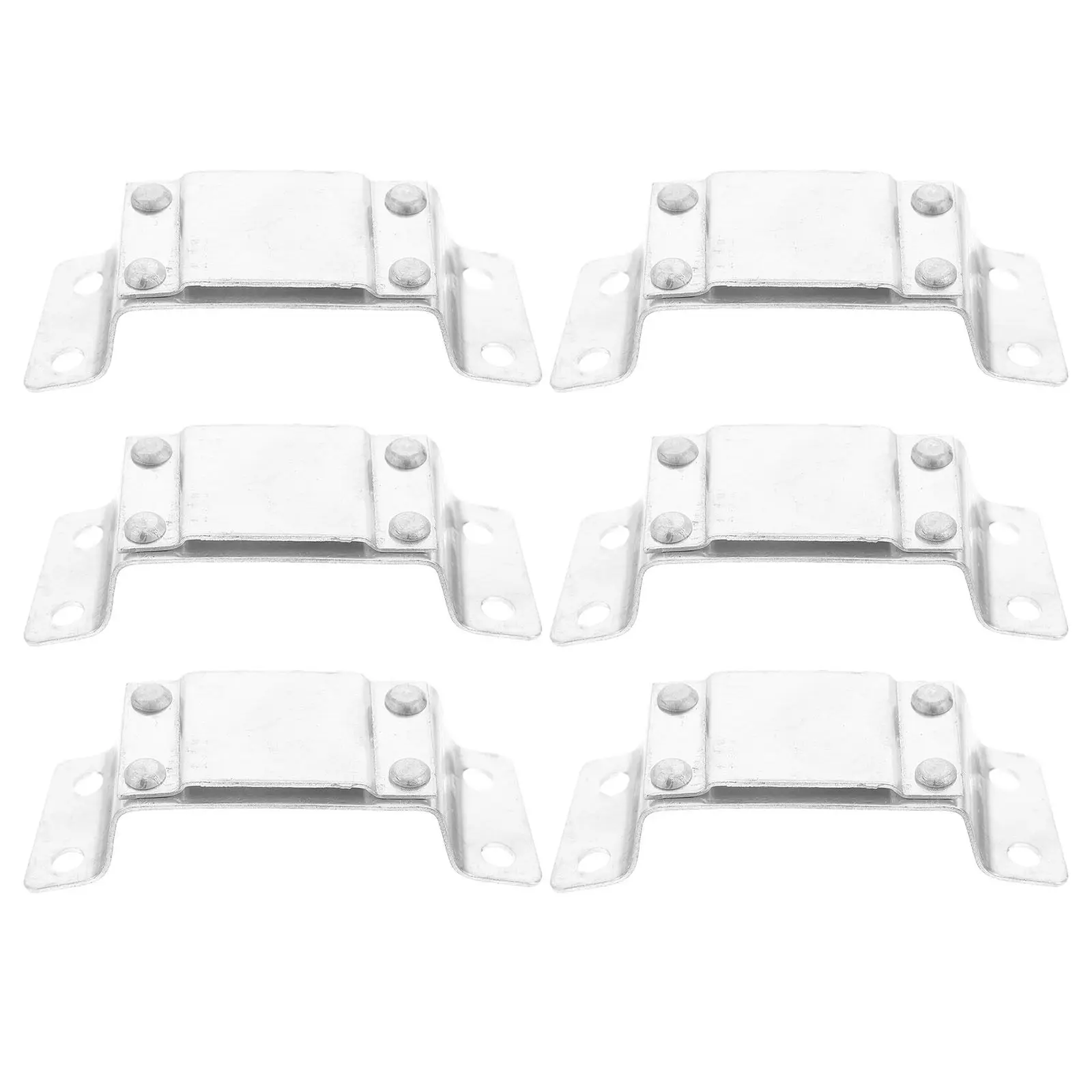 6Pcs Safety Headlamp Clips Heavy Duty Hard Hat Light Bracket Secure Headlamp Holder for Mining Construction