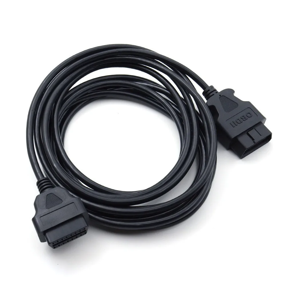 5 Meter Length Car OBD Extension Cord Male Convert to Female 16 Core 5M OBD2 16pin Connector Diagnosis Power Connection Cable