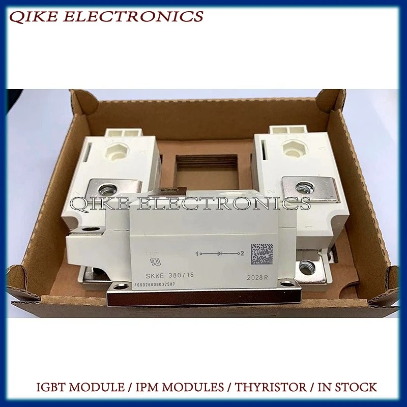 

SKKE380-08 SKKE380-12 SKKE380-14 SKKE380-16 SKKE380-18 SKKE380-22 SKKE380-24 NEW Thyristor Power Diode Module IN STOCK
