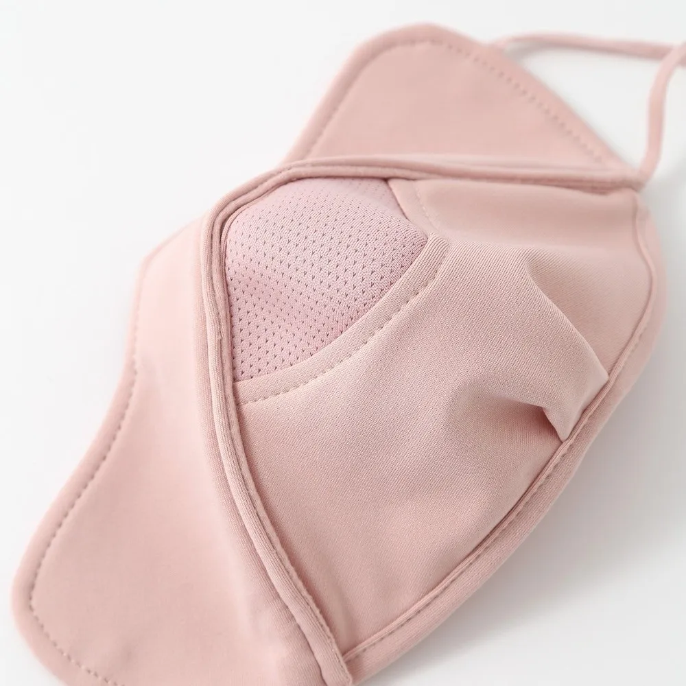 قناع دافئ جديد قابل للتنفس، حجاب وجه مقاوم للغبار وقابل للغسل، غطاء وجه قابل للتعديل للتزلج في الهواء الطلق وركوب الدراجات #1